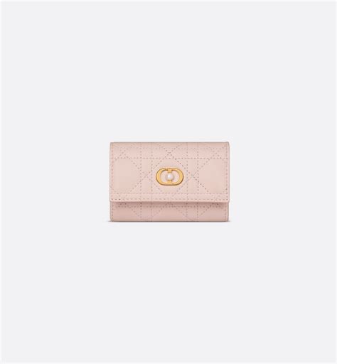 Dior Jolie Glycine Wallet Powder Pink Cannage Lambskin .